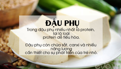 thực phẩm cho bé hay ăn chóng lớn